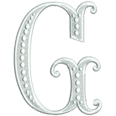 Brodyr - broderat samman/hopfltat monogram